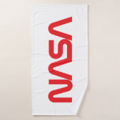 Iconische NASA Circa Badhanddoek (Rocket White) (Badhanddoek)