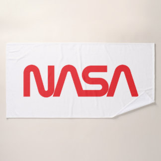 Iconische NASA Circa Badhanddoek (Rocket White)