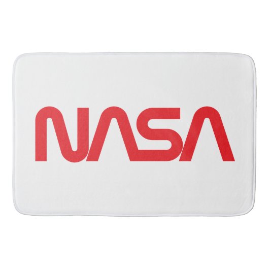 Iconische NASA Circa Bath Mat (Rocket White) (Voorkant)