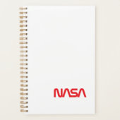 Iconische NASA Circa Elegant Planner (Rocket White (Voorkant)