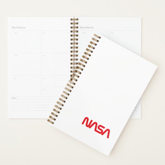 Iconische NASA Circa Elegant Planner (Rocket White (Display)