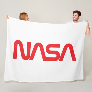 Iconische NASA Circa Fleece Deken (Rocket White)