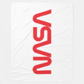 Iconische NASA Circa Fleece Deken (Rocket White) (Voorkant)
