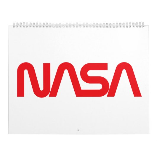 Iconische NASA Circa Kalender (Rocket White) (Hoes)