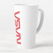 Iconische NASA Circa Latte Mok (Rocket White) (Rechterhoek)
