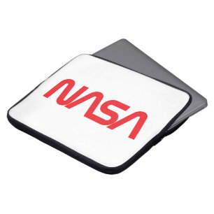 Iconische NASA Circa Rocket White Laptop Sleeve