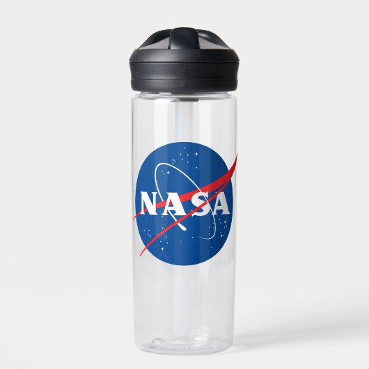 Iconische NASA Clear 20 oz Waterfles (Voorkant)