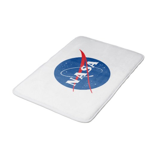 Iconische NASA Medium Bath Mat (Rocket White) (Gekanteld)
