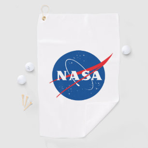 Iconische NASA messing ring golfhanddoek (Rocket W