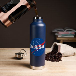 Iconische NASA Night Sky Blue geïsoleerd Waterfles