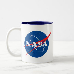 Iconische NASA Night Sky Blue Trim keramische Mok