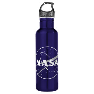 Iconische NASA One-Color Night Sky Blue Waterfles