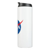 Iconische NASA Rocket White 16 oz Thermosbeker (Geroteerd rechts)
