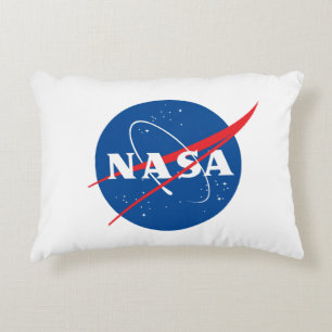 Iconische NASA Rocket White Student Waarde Accent Kussen
