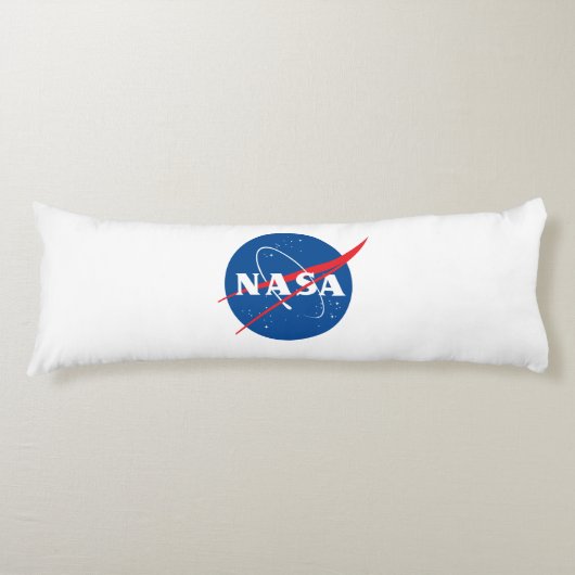 Iconische NASA Rocket White Student Waarde Lichaamskussen (Voorkant)