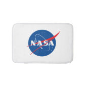 Iconische NASA Small Bath Mat (Rocket White) (Voorkant)