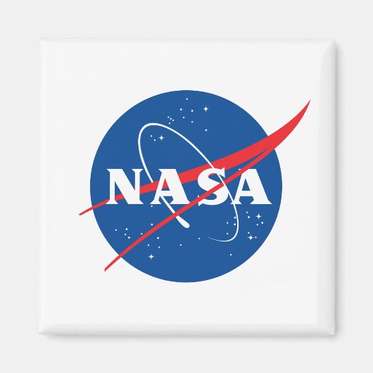 Iconische NASA Square Magnet (Student Value Edit) Magneet (Voorkant)