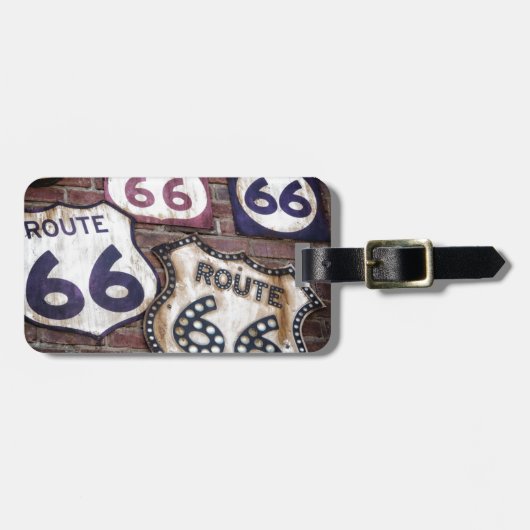  Iconische route 66 Bagagelabel (Voorkant horizontaal)