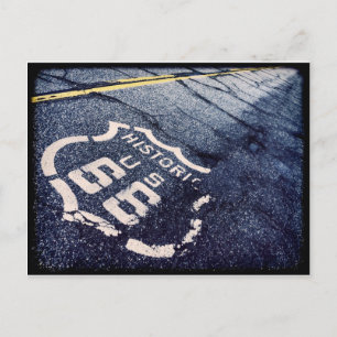 Iconische route 66 briefkaart