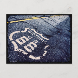 Iconische route 66 briefkaart