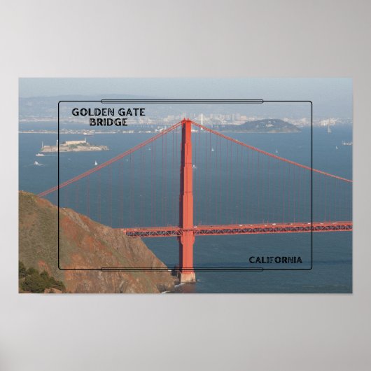 Iconische San Francisco Wall Art Poster (Voorkant)
