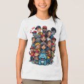 Iconische tekens Tri-Blend shirt (Voorkant)