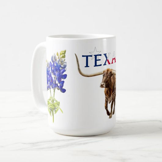Iconische Texas mok (Voorkant links)