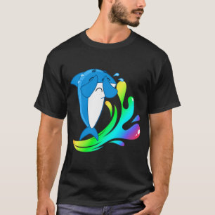 iconische walvissticker t-shirt