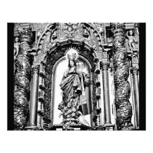 Iconografie Sevilla Black + White Foto Afdruk