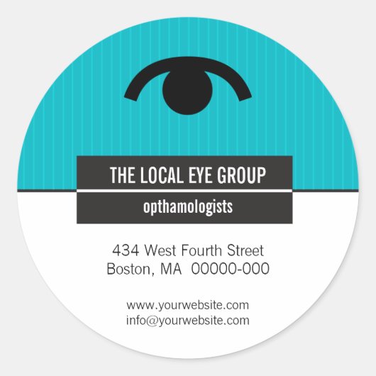 Iconografische Optische Promotie Sticker (Voorkant)