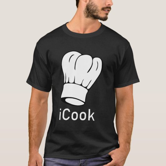 Icook Funny Cook Chef T-shirt (Voorkant)