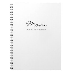 Icoon Fun Grappig Coole Moeder Minimalistisch Noti Notitieboek