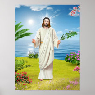 Icoon Jezus van Christus Poster