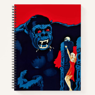 Icoon King Kong Reuzen Aap Monster Film Print Notitieboek