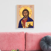 Icoon van Christus Canvas Afdruk (Insitu (Woonkamer))