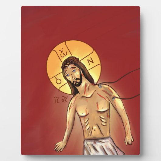 Icoon van Christus Fotoplaat (Voorkant)