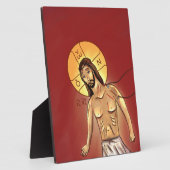 Icoon van Christus Fotoplaat (Zijkant)