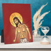 Icoon van Christus Fotoplaat (Zijkant)