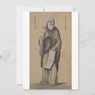 Icoon van de Heilige Profeet Elia Heilige Kunst Kaart