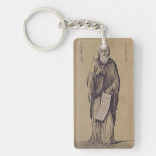 Icoon van de Heilige Profete Elia Heilige Kunst Sleutelhanger