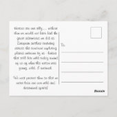 Icoon van het Wilde Westen - Briefkaart (Achterkant)