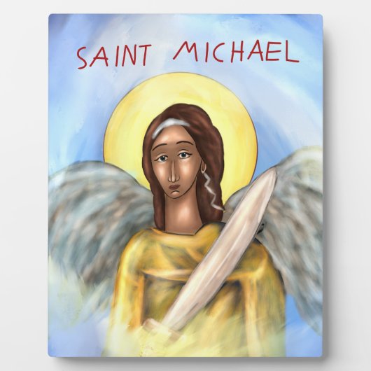 Icoon van Sint-Michaël Fotoplaat (Voorkant)