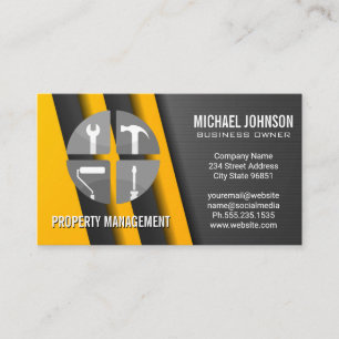 Icoon voor reparatiediensten voor de bouw timmer visitekaartje