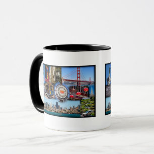 Icoonattracties van San Francisco Mok