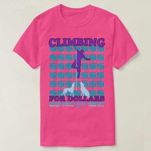 ICS-beklimming voor dollars T-shirt (Design voorkant)