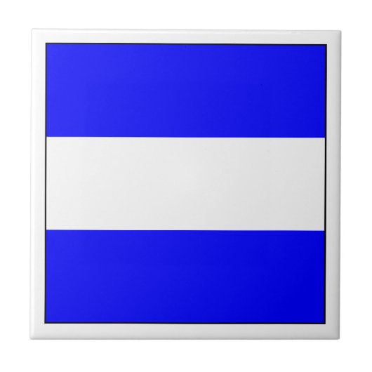 ICS Flag J Tegeltje (Voorkant)