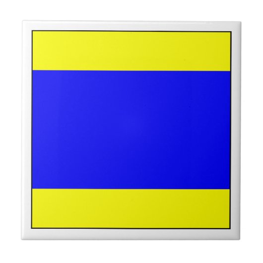 ICS-vlag D Tegeltje (Voorkant)