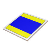 ICS-vlag D Tegeltje (Zijkant)