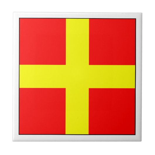 ICS-vlag R Tegeltje (Voorkant)