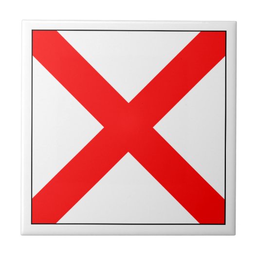 ICS-vlag V Tegeltje (Voorkant)